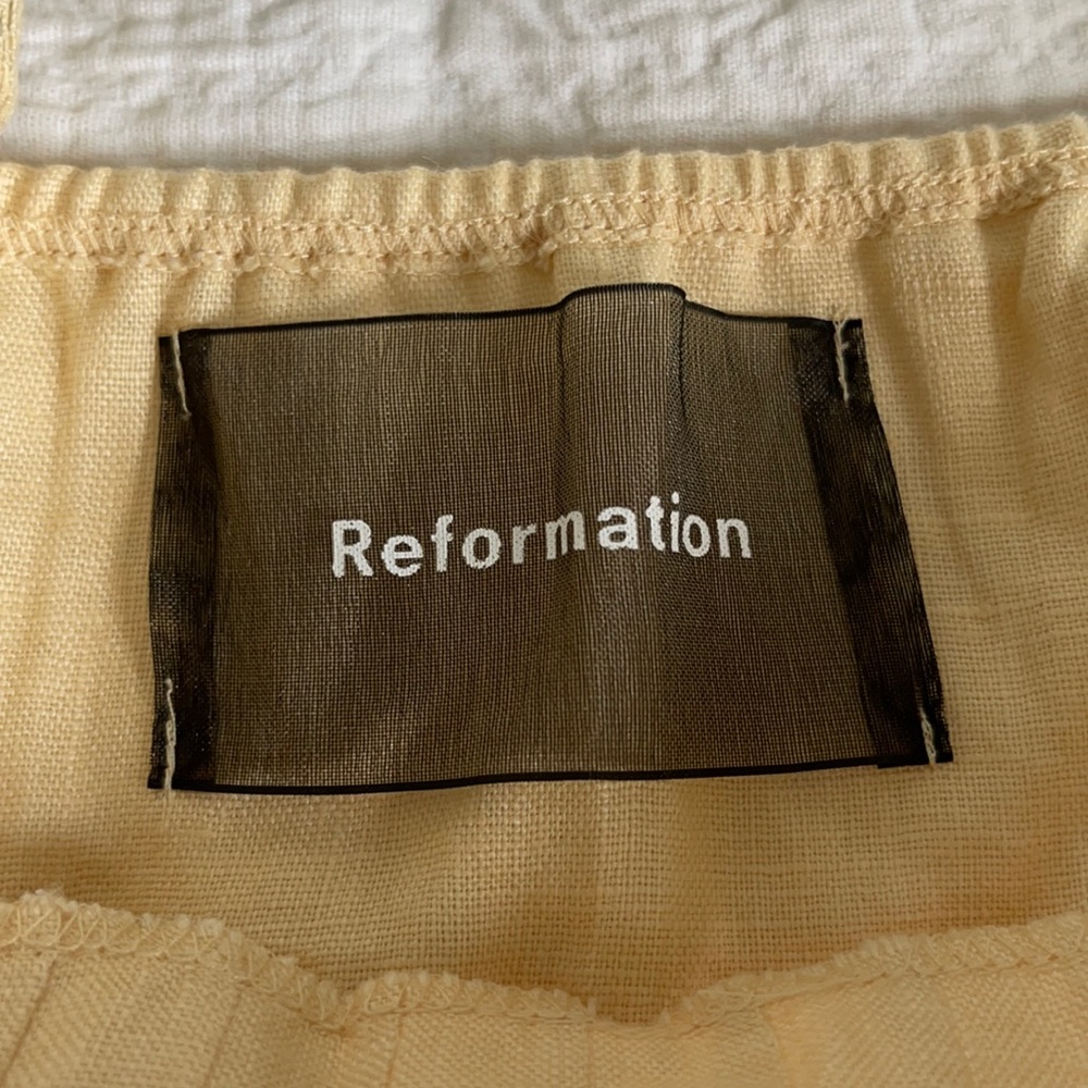 Reformation Ida Dress in Yellow - Picture 8 of 9